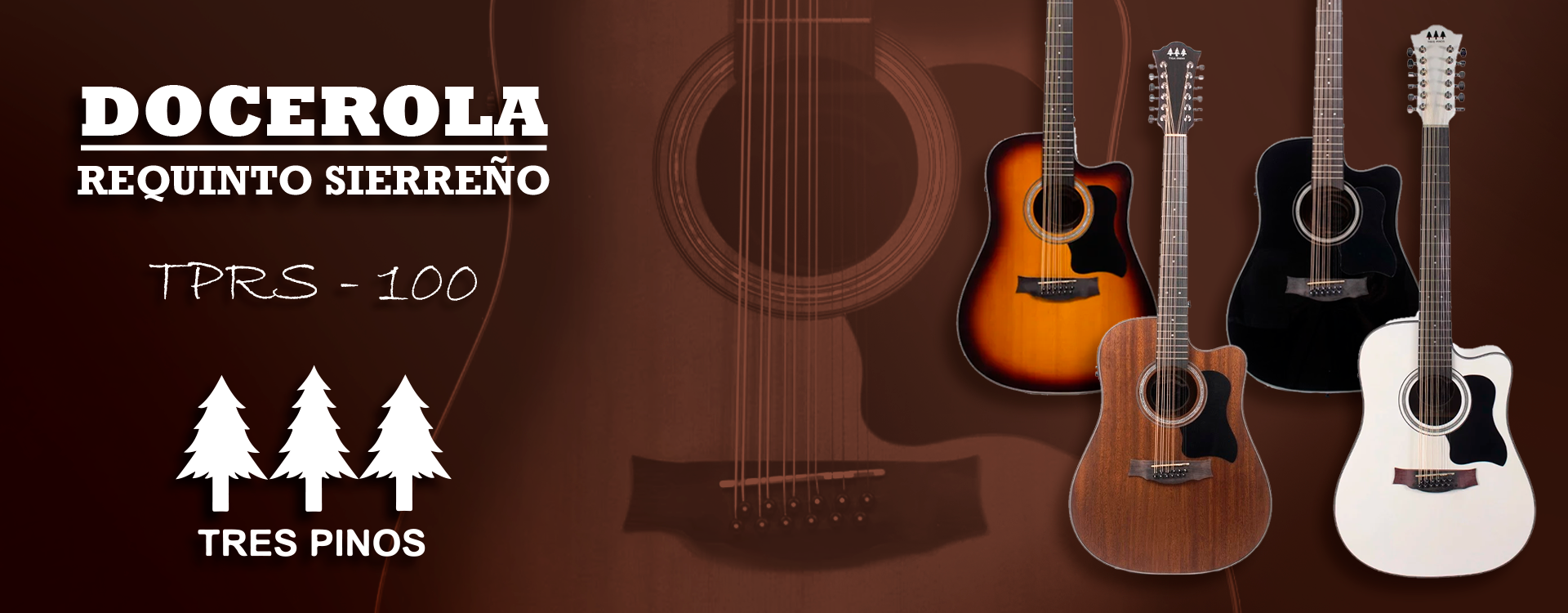 Compra el Requinto Sierreño o Docerola Tres Pinos TPRS 100