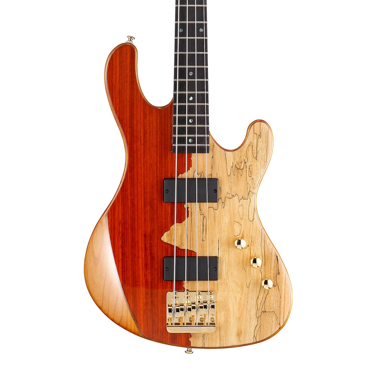 Bajo eléctrico Cort Jeff Berlin Rithimic de 4 cuerdas acabado natural