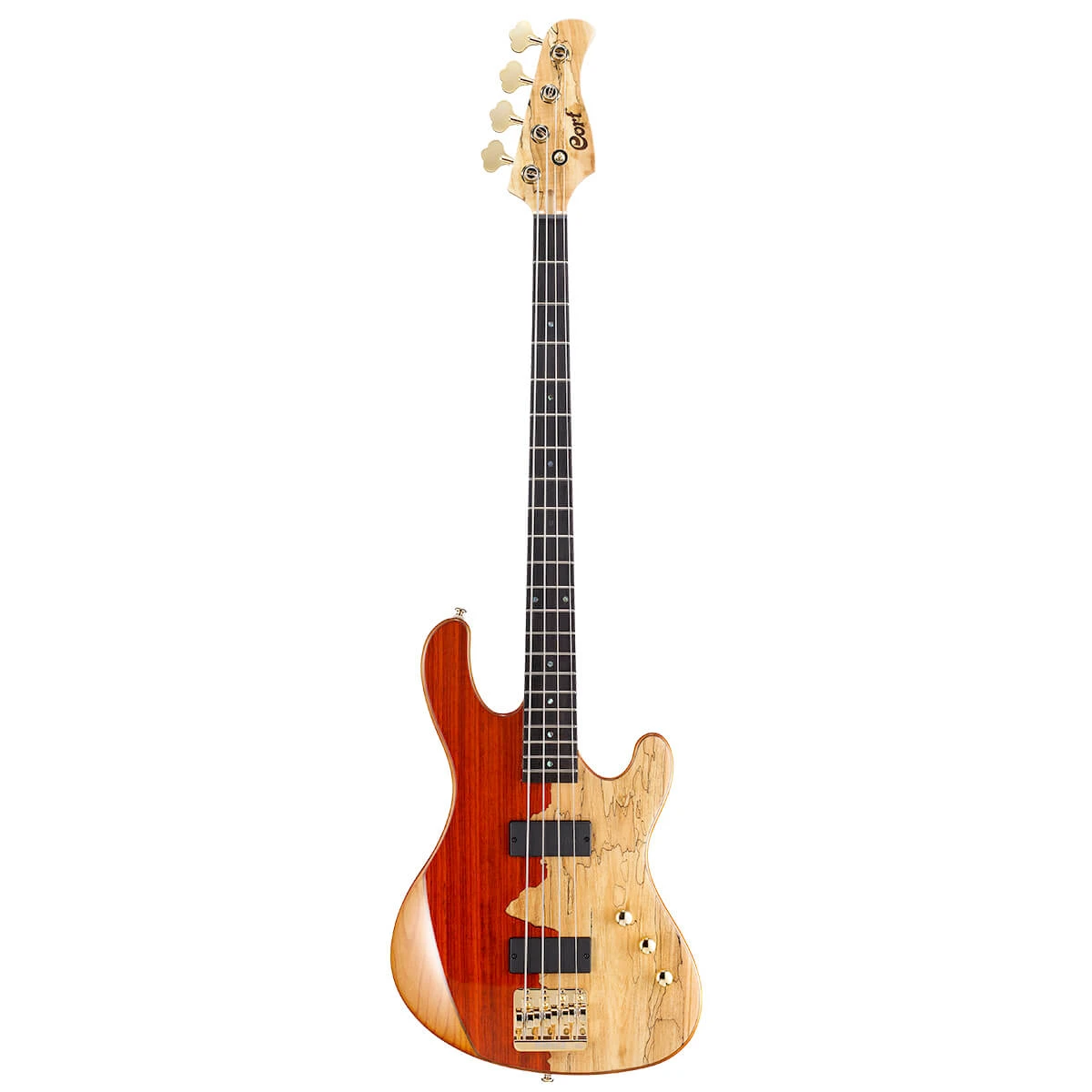 Bajo eléctrico Cort Jeff Berlin Rithimic de 4 cuerdas acabado natural