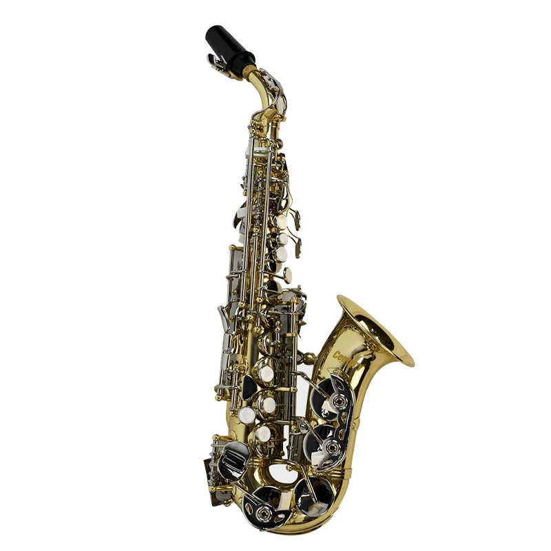 SAXOFON SOPRANO CURVO Bb COMBINADO LAC-NIQ 310L/N CENTURY MOD. CNSX002 - Image 2