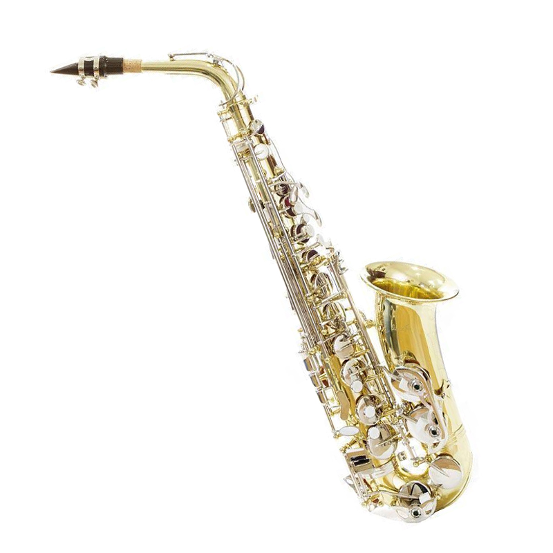 SAXOFON ALTO Eb COMBINADO LAC / NIQ SILVERTONE MOD. SLSX011
