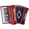 ACORDEON CROMATICO EXCELSIOR IIB ROJO CON ESTUCHE MOD. 2352RDE