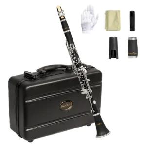 Clarinete soprano en Si bemol Silvertone SLCL001 de baquelita negra