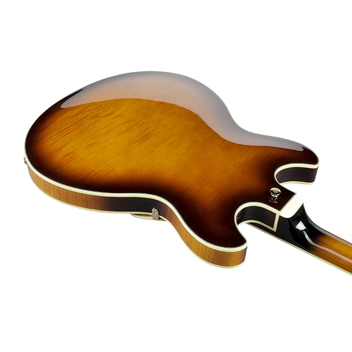 Guitarra eléctrica semihueca para zurdos Ibanez AS93FML-VLS acabado Violin Sunburst