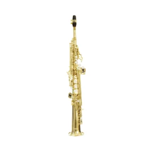 Saxofón soprano recto Century T-400R CNSX004 en Si bemol laqueado dorado