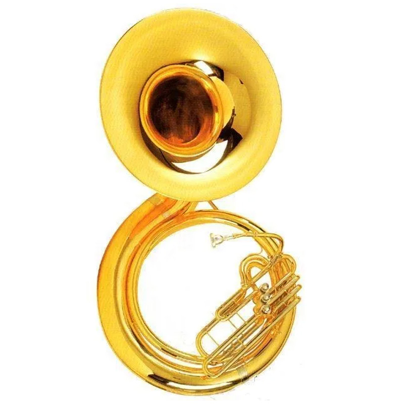 TUBA SOUSAFON DORADA HIGH GRADE 26" TIPO KING SILVERTONE MOD. SLSS007