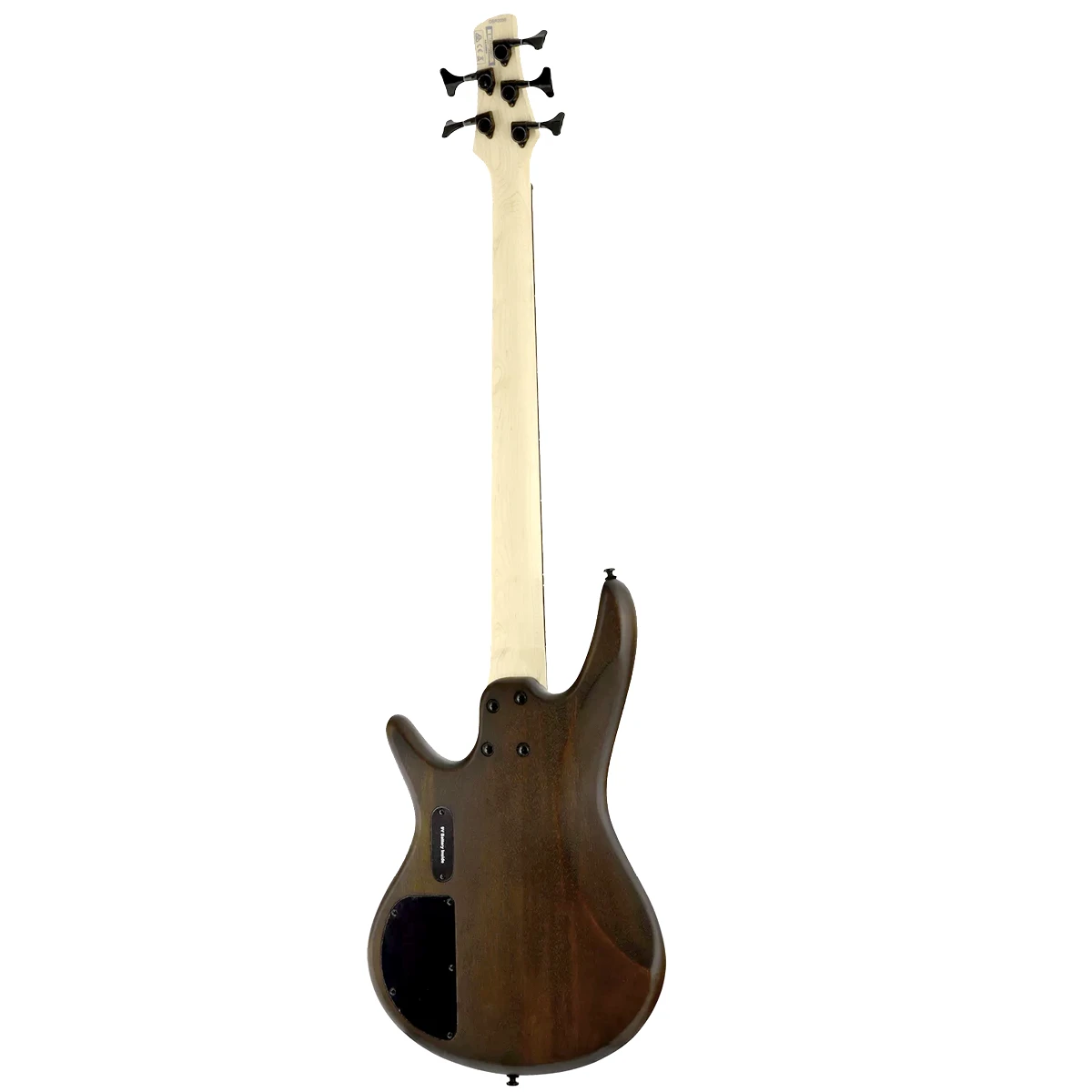 Bajo eléctrico de 5 cuerdas Ibanez GSR205B-WNF en acabado madera nogal mate con herrajes negros