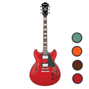 Guitarra Eléctrica Semihueca Ibanez Artcore AS73 | Puente Gibraltar Performer y Cordal Quik Change III