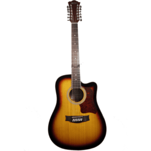 GUITARRA DOCEROLA ACUSTICA CAMPERO DE CAOBILLA SUNBURST MOD. C-DOC-1SB