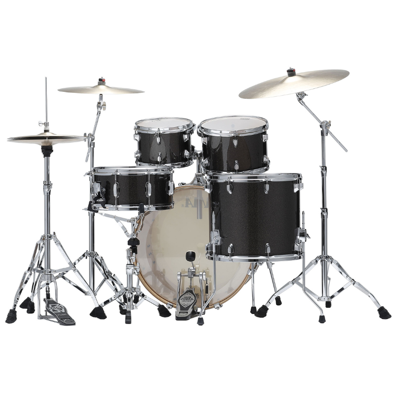 BATERIA TAMA ''SUPERSTAR CLASSIC MAPLE'' DE 5 PZAS. NEGRO BRILLANTE CON ATRILES MOD.CK52KRS-MGD - Image 2