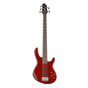 BAJO ELECTRICO CORT "ACTION V" DE 5 CUERDAS, ROJO TRANSPARENTE ACTION BASSVPLUSTR