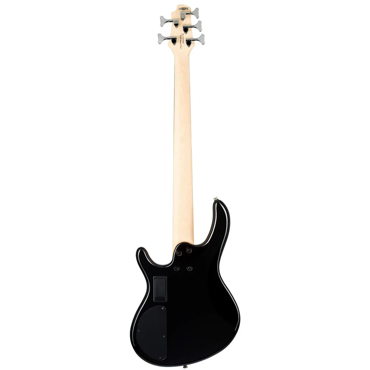 Bajo eléctrico de 5 cuerdas Cort Action Bass V Plus BK en acabado negro brillante con pastillas JJ