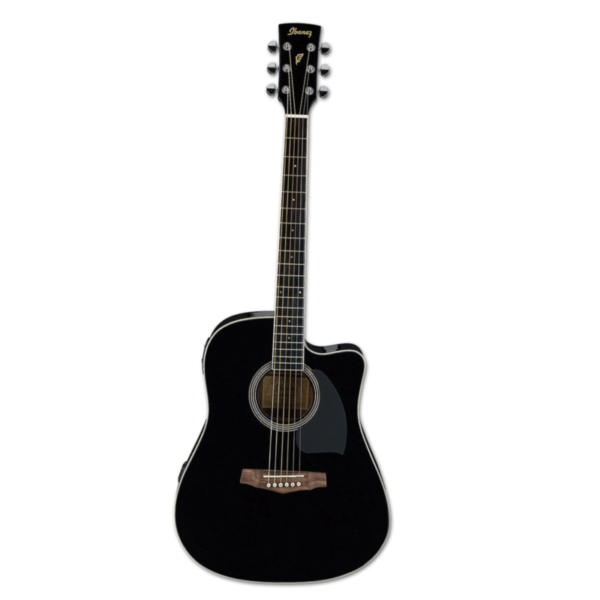 guitarra ibañez electroacústica negr