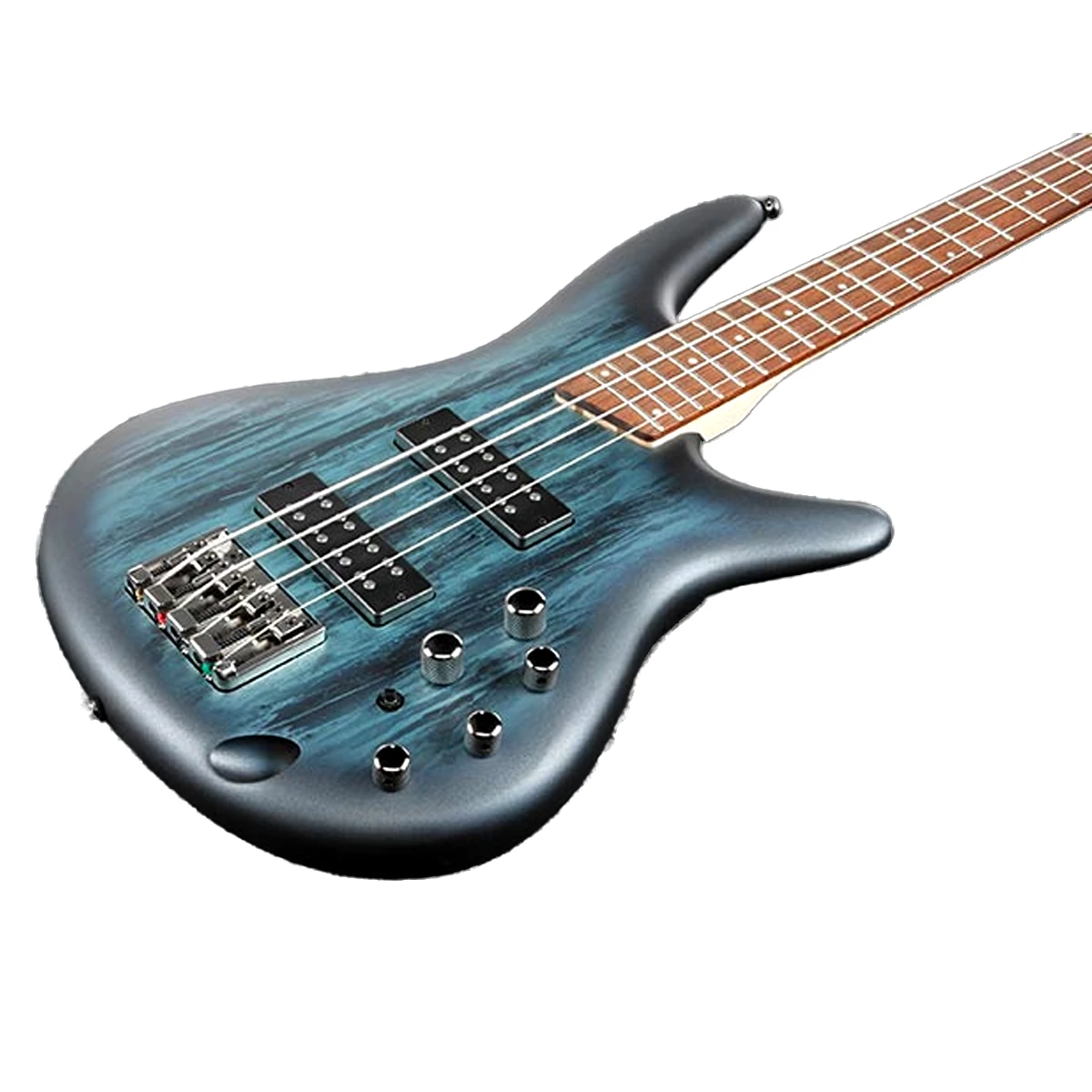 Bajo eléctrico de 4 cuerdas Ibanez SR300E-SVM en acabado mate azul Sky Veil Matte con pastillas PowerSpan