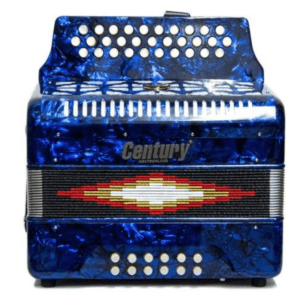 ACORDEON DE BOTONES FA AZUL 3012 CENTURY CON ESTUCHE MOD. C3012FAA