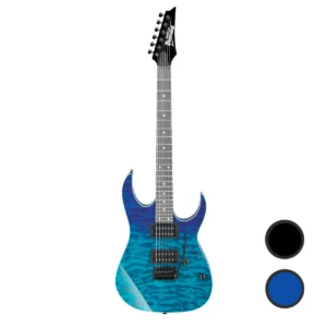 Guitarra eléctrica Ibanez GIO GRG120QASP-BGD con tapa de arce acolchado