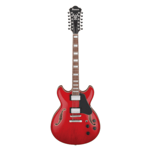 GUITARRA ELECTRICA 12 CUERDAS IBANEZ ''ARTCORE'' ROJO TRANSPARENTE MOD. AS7312-TCD
