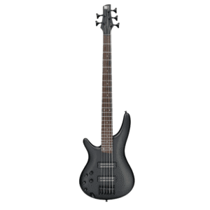 BAJO ELECTRICO IBANEZ ''SR'' ZURDO, DE 5 CUERDAS, NEGRO VETEADO MOD. SR305EBL-WK