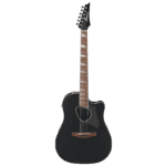 GUITARRA ELECTROACUSTICA IBANEZ ''ALTSTAR'' NEGRO METALICO MOD. ALT30-BKM