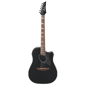 GUITARRA ELECTROACUSTICA IBANEZ ''ALTSTAR'' NEGRO METALICO MOD. ALT30-BKM