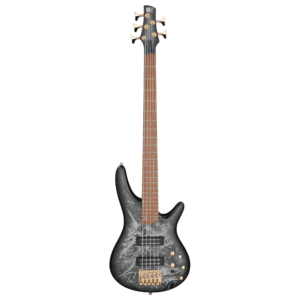 BAJO ELECTRICO IBANEZ ''SR'' DE 5 CUERDAS, GRIS TEXTURIZADO/SOMBREADO NEGRO MATE MOD. SR305EDX-BZM