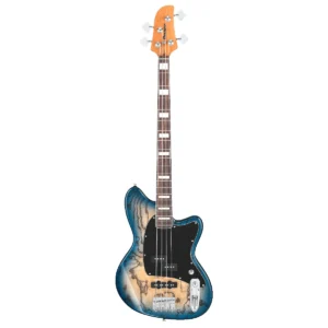 Bajo eléctrico de 4 cuerdas Ibanez Talman TMB400TA-CBS acabado Cosmic Blue Starburst