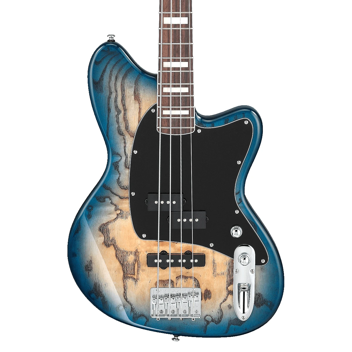 Bajo eléctrico de 4 cuerdas Ibanez Talman TMB400TA-CBS acabado Cosmic Blue Starburst