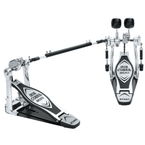 PEDAL DOBLE PARA BOMBO TAMA "IRON COBRA" SERIE "POWER GLIDE" MOD. HP200PTW