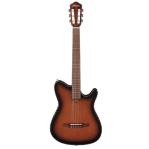 GUITARRA ELECTROACUSTICA IBANEZ CAFÉ SOMBREADO NEGRO MATE MOD. FRH10N-BSF