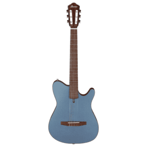 GUITARRA ELECTROACUSTICA IBANEZ AZUL INDIGO METALICO MATE MOD. FRH10N-IBF