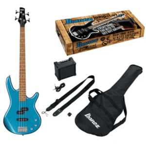 BAJO ELECTRICO IBANEZ ''SDGR'' JUMPSTART AZUL METALICO CON COMBO Y ACCESORIOS MOD. IJSR190N-SLB