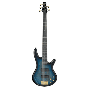 BAJO ELECTRICO IBANEZ ''SDGR'' DE 5 CUERDAS, ENTINTADO AZUL/SOMBREADO NEGRO MOD. GSR205PC-TMU