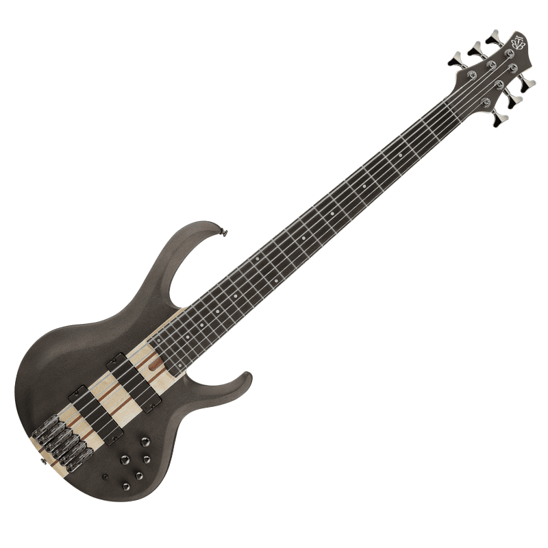 BAJO ELECTRICO IBANEZ ''BTB'' DE 6 CUERDAS GRIS TRANSPARENTE MATE MOD. BTB606-TGF - Image 2