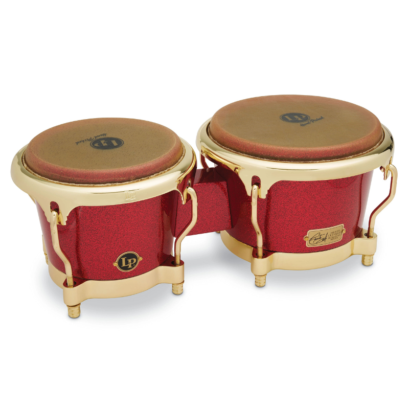LP Galaxy LP794V-ARG- Bongos Fausto Cuevas III, Fibra De Vidrio Roja
