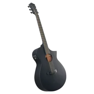 Guitarra electroacústica Ibanez AEWC621-BOT acabado negro mate Black Out