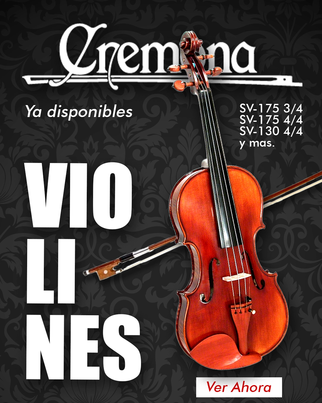 Compra violines cremona 4/4 3//4 2/4 1/4 variedad con envio gratis