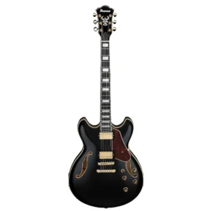 Guitarra Ibanez AS93BC-BK acabado Black Flat con cuerpo de madera de Bocote y pastillas Super 58