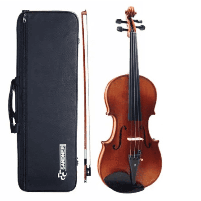 Violin 4/4 Sandner CV-4 4/4 | Aleman con Arco, Barbada y Estuche