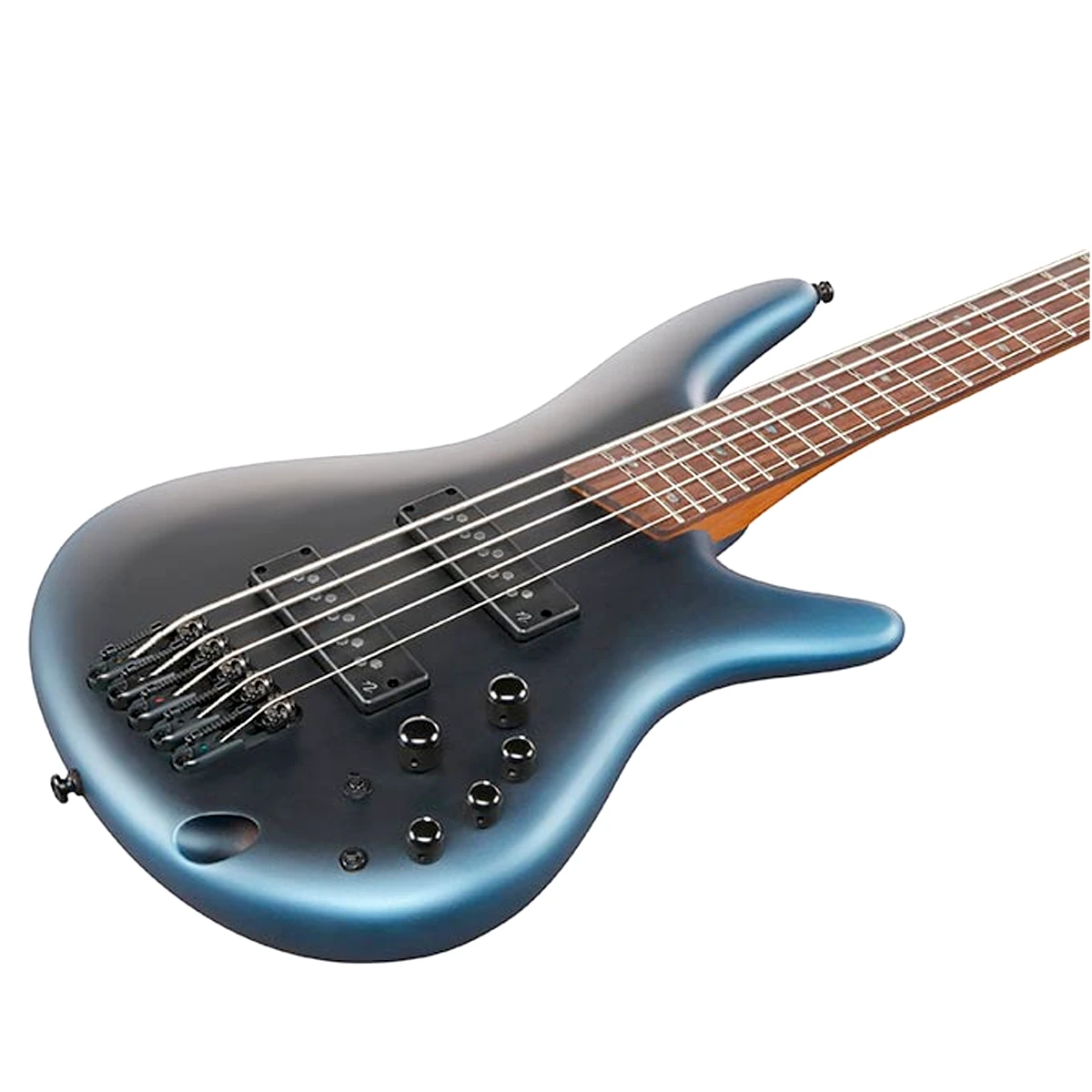 Bajo eléctrico de 5 cuerdas Ibanez SR505N-MAM en acabado mate azul Midnight Arctic Ocean con pastillas Nordstrand
