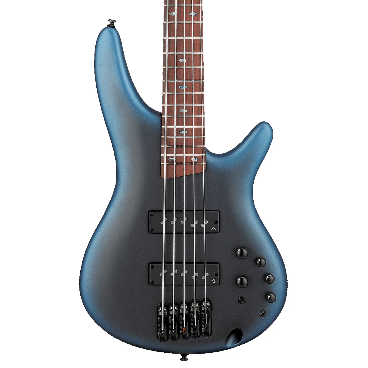 Bajo eléctrico de 5 cuerdas Ibanez SR505N-MAM en acabado mate azul Midnight Arctic Ocean con pastillas Nordstrand