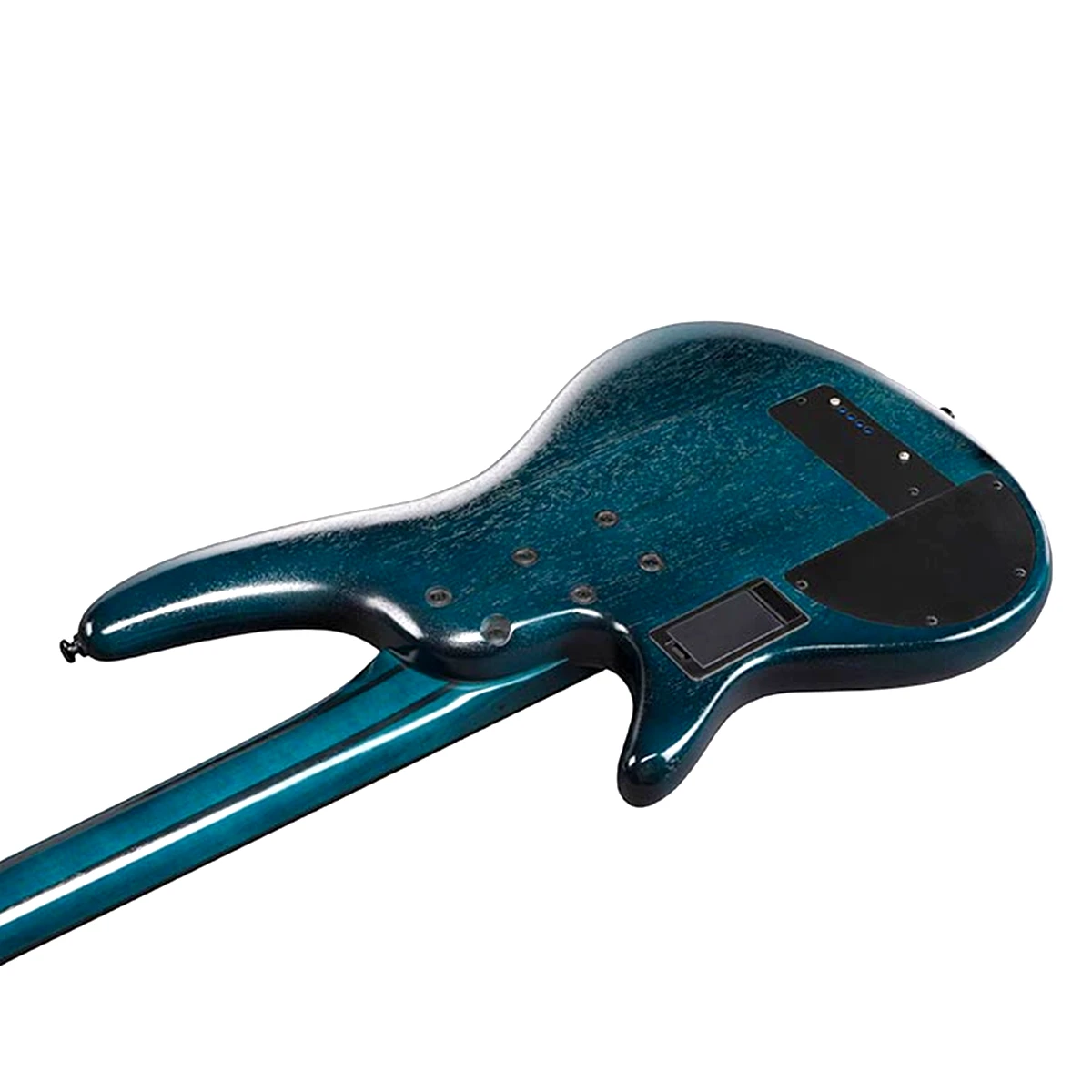 Bajo eléctrico fretless de 4 cuerdas Ibanez SRD900-CTL semiacústico en acabado mate Black Eagle Burst