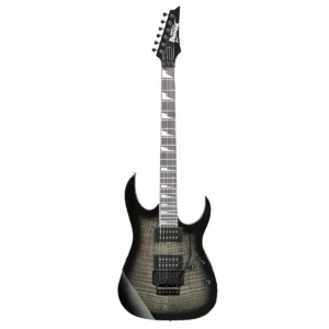 Guitarra eléctrica Ibanez GRG320FA-TKS GIO RG en acabado Transparent Black Sunburst con trémolo de doble bloqueo