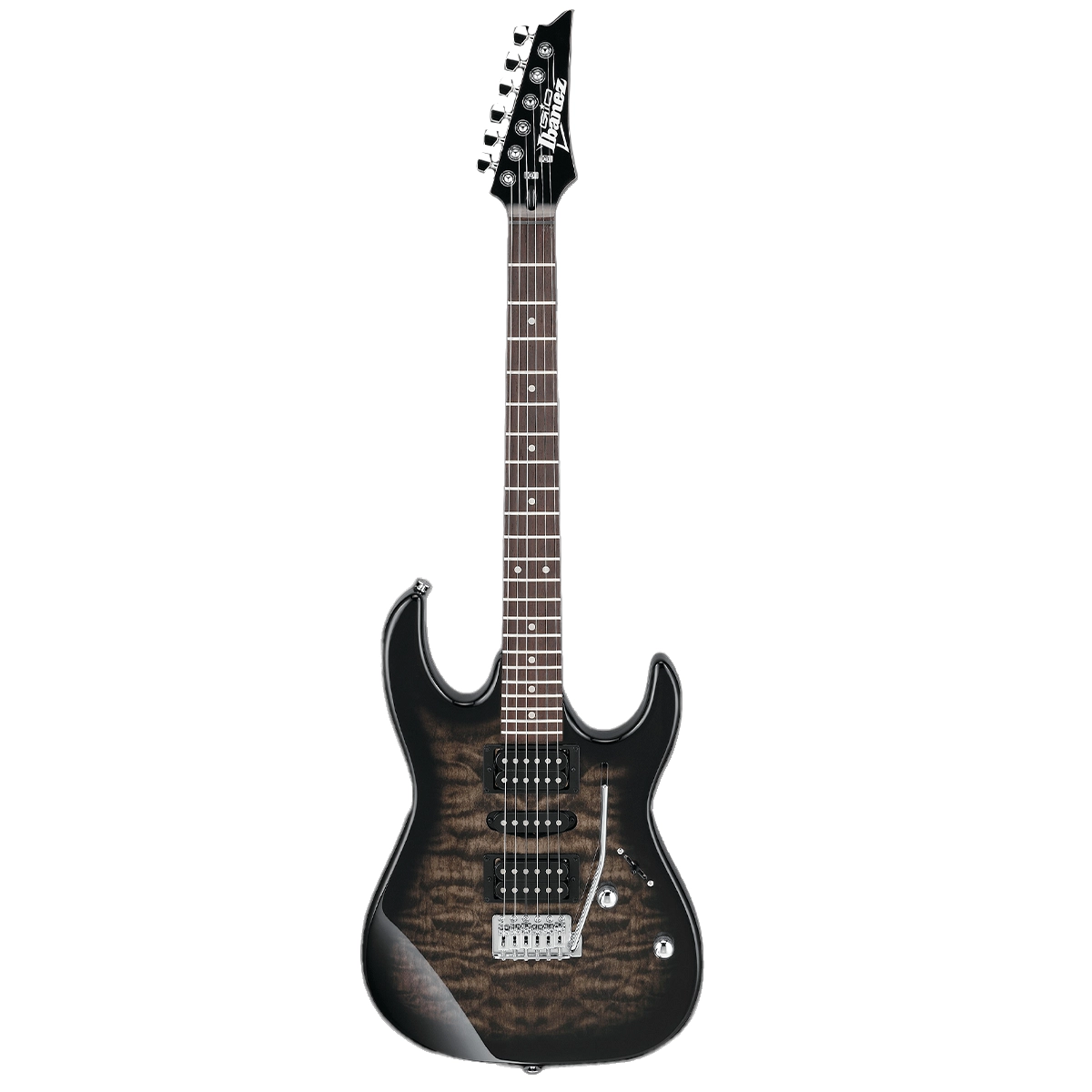 Guitarra Eléctrica Ibanez GRX70Q TKS NEGRA con envío seguro a todo México
