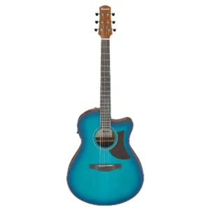 Guitarra Electroacústica Ibanez AAM50C SBO Azul Zafiro Soombreado