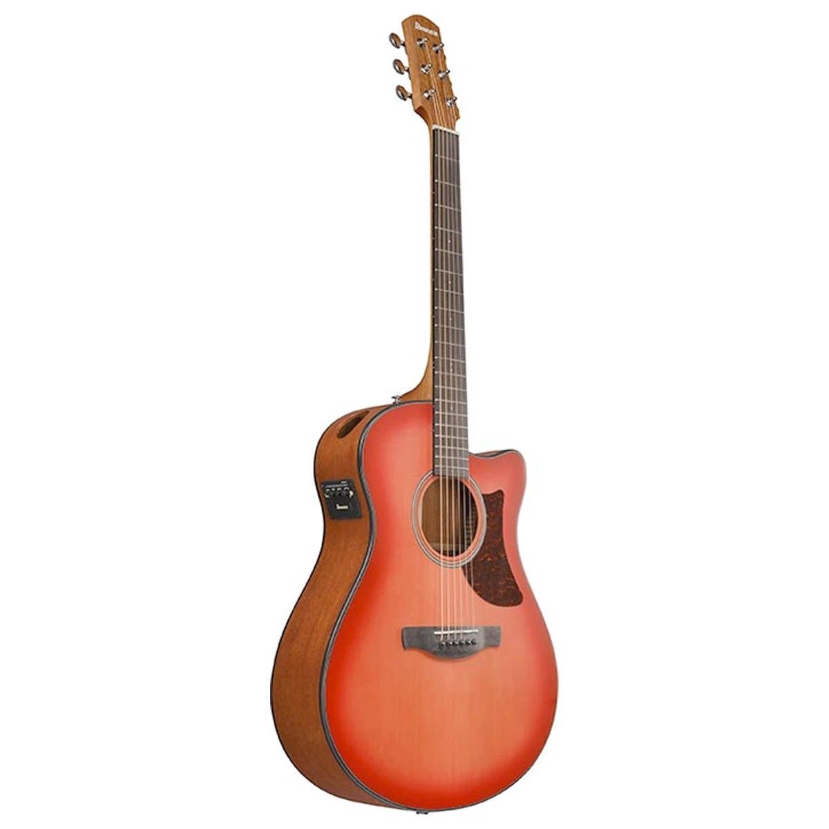 Guitarra Electroacústica Ibanez AAM50C CRO Rojo Coral Sombreado