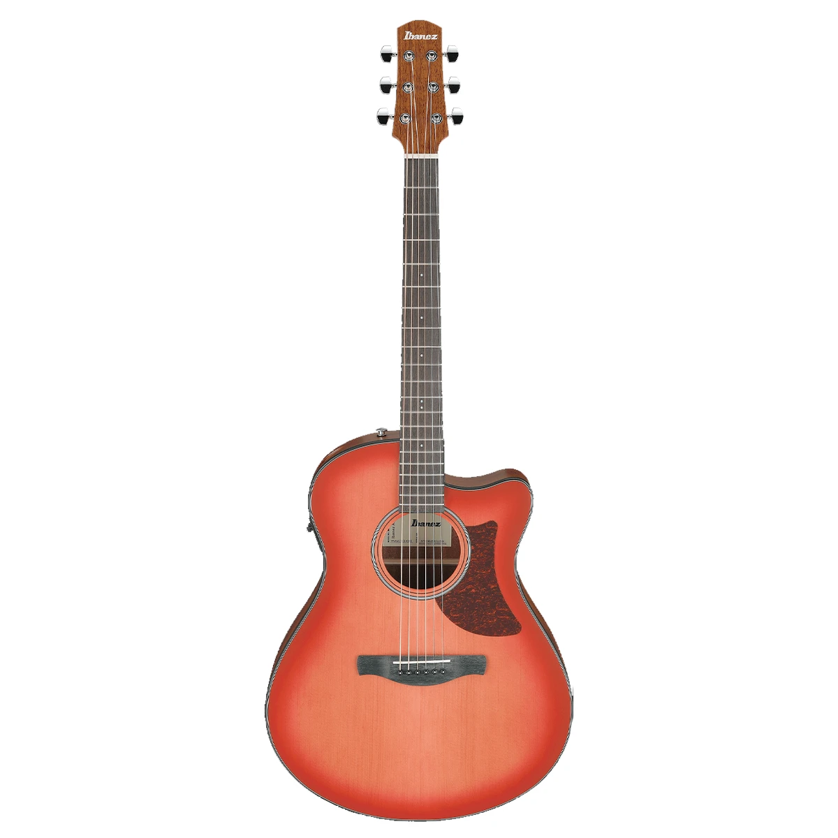 Guitarra Electroacústica Ibanez AAM50C CRO Rojo Coral Sombreado