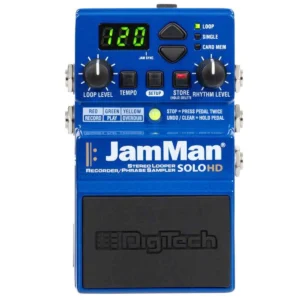 Pedal de efecto DigiTech JamMan Solo HD para guitarra y bajo con pantalla digital y controles de loop