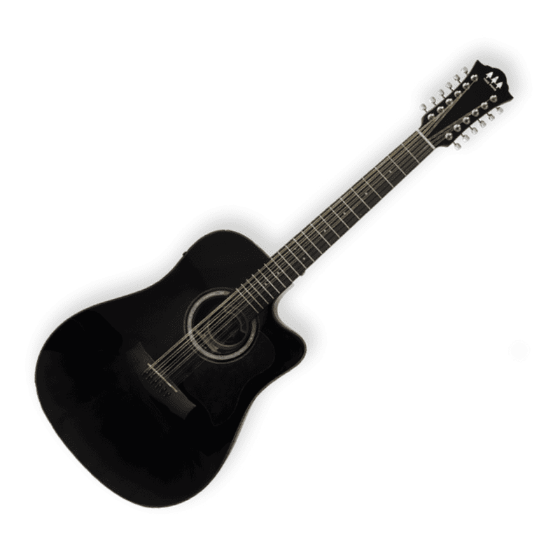 Requinto Sierreño Electroacústico Tres Pinos TPRS-100 BK Negro - Image 2