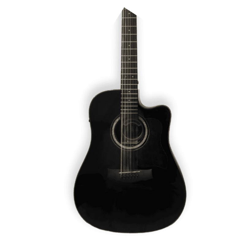 Requinto Sierreño Electroacústico Tres Pinos TPRS-100 BK Negro - Image 3