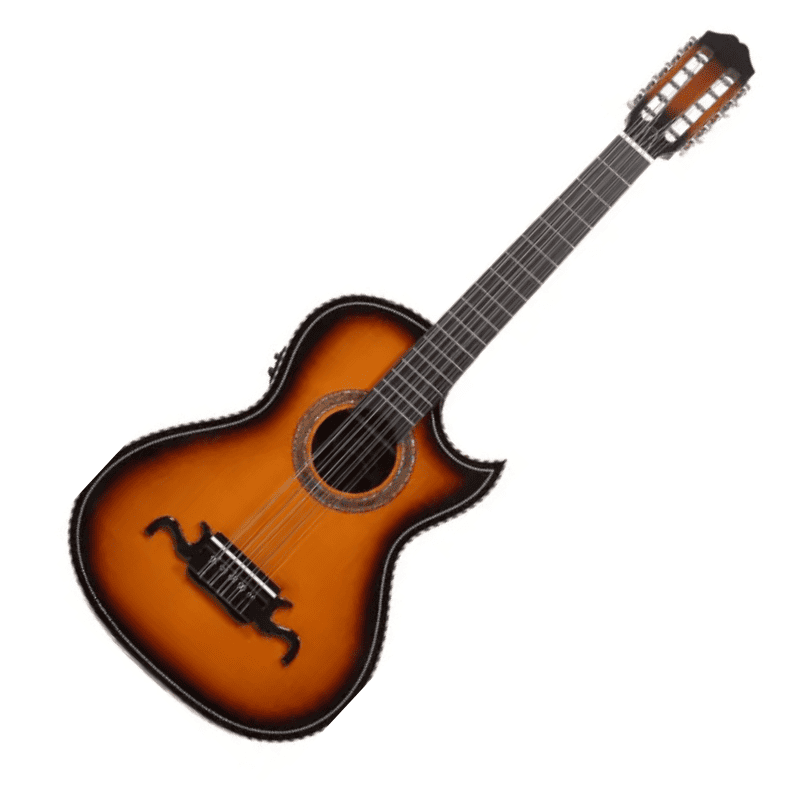 Bajo Quinto Electroacústico Tres Pinos TPBQ-100 BS | Sombreado Sapele - Image 2